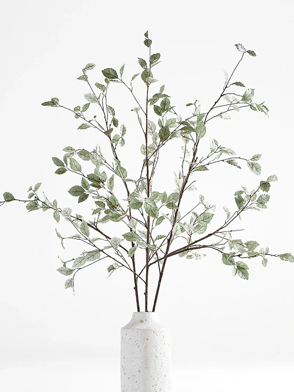 Crate and Barrel Decorative Ivy branch leaves Faux Greenery Home TWO brand new